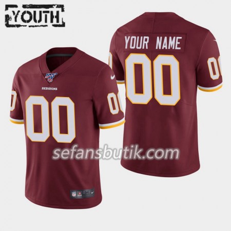 Washington Redskins Tröjor Custom Nike Röd I 100th - Barn Washington Redskins Tröjor Custom Nike Röd I 100th - Barn